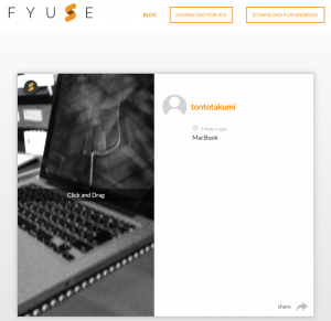 Fyuseのページ